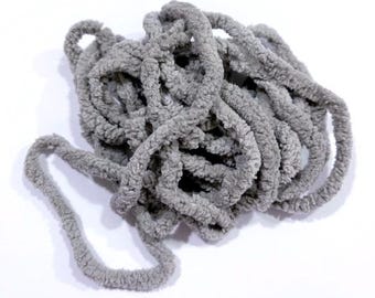Smoke Petite Chenille Trim (PC-46) by Vintage NeedleArts ~ hand dyed 2 continuous yards