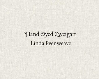 White Chocolate Mocha Linda Evenweave (LND-66) Hand Dyed Zweigart Cross Stitch Fabric