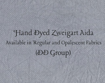 Pewter Aida (Z-DDA-120) Hand Dyed Zweigart Cross Stitch Fabric