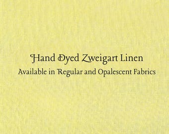 Tweety Bird Yellow Linen (LN-55) ~ Hand Dyed Zweigart Cross Stitch Fabric