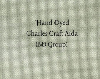 Milkweed Aida (CC-BDA-68) ~ Hand Dyed Charles Craft Cross Stitch Fabric
