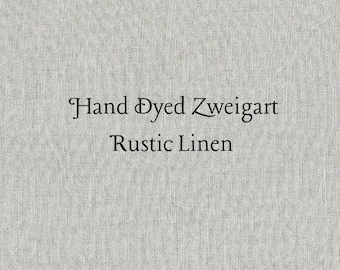 Silvery Star Rustic Linen (FLN-30) ~ Hand Dyed Zweigart Cross Stitch Fabric