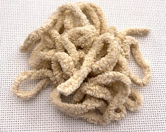 Almond Petite Chenille Trim (PC-11) by Vintage NeedleArts ~ hand dyed 2 continuous yards