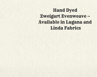 Magnolia Evenweave (LG/LND-33) Hand Dyed Zweigart Cross Stitch Fabric from Vintage NeedleArts ~ available in Lugana and Linda fabrics