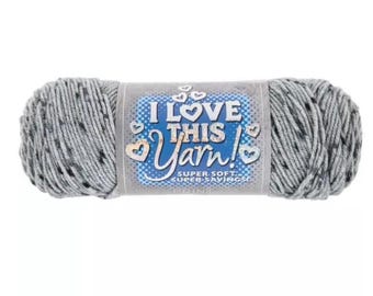 I Love This Yarn Print (Tin Roof) ~ 100% acrylic
