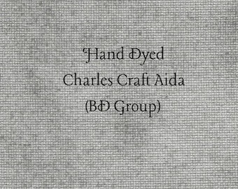 Smoke Aida (CC-BDA-46) ~ Hand Dyed Charles Craft Cross Stitch Fabric