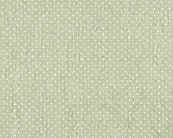 SHORT CUT Micro Dot Embossed Cotton (Milkweed) ~ Hand Dyed Fabric from Vintage NeedleArts