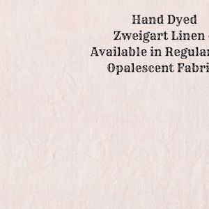 Ballettschuh Leinen (LN-8) ~ Handgefärbter Zweigart Kreuzstich Stoff von Vintage NeedleArts - erhältlich in normalem und opaleszierendem Leinen