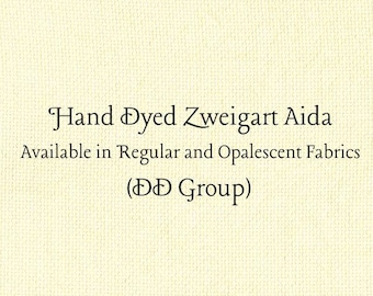 Almond Butter Aida (Z-DDA-56) Hand Dyed Zweigart Cross Stitch Fabric