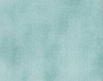 Aqua Aida (BDA-59) ~ Hand Dyed Cross Stitch Fabric from Vintage NeedleArts ~ 11/14/16/18/20 count regular and opalescent Aida