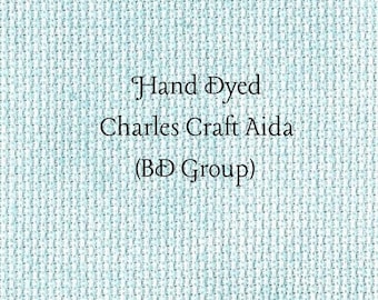 Mermaid's Tail Aida (CC-BDA-87) ~ Hand Dyed Charles Craft Cross Stitch Fabric