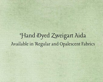 Cactus Aida (Z-BDA-48) Hand Dyed Zweigart Cross Stitch Fabric