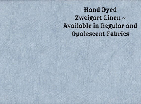 Nantucket Blue Linen (LN-26) ~ Hand Dyed Zweigart Cross