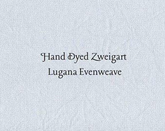 Misty Morning Lugana Evenweave (LG-70) Hand Dyed Zweigart Cross Stitch Fabric