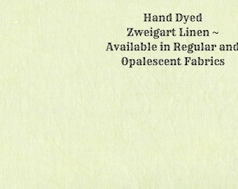 Kiwi Linen (LN-84) ~ Hand Dyed Zweigart Cross Stitch Fabric from Vintage NeedleArts - available in regular and opalescent linen