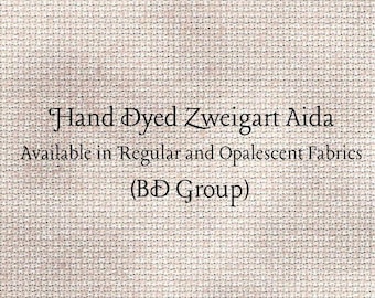 Swiss Miss Aida (Z-BDA-89-73-PT) Hand Dyed Zweigart Cross Stitch Fabric