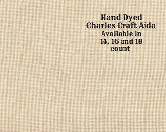 Rodeo Aida (CC-DDA-81) ~ Hand Dyed DMC/Charles Craft Cross Stitch Fabric from Vintage NeedleArts