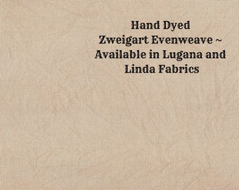 Nutmeg Evenweave (LG/LND-44) Hand Dyed Zweigart Cross Stitch Fabric from Vintage NeedleArts ~ available in Lugana and Linda fabrics