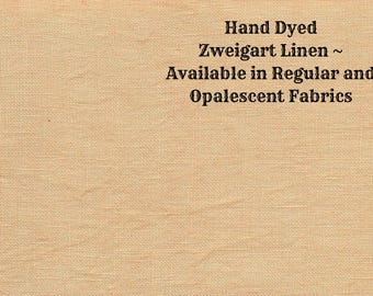 Cinnamon Linen (LN-42) ~ Hand Dyed Zweigart Cross Stitch Fabric from Vintage NeedleArts - available in regular and opalescent linen