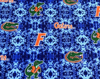 PER YARD ~ Sykel Cotton Flannel University of Florida Gators ~ 100% cotton - licensed college UF