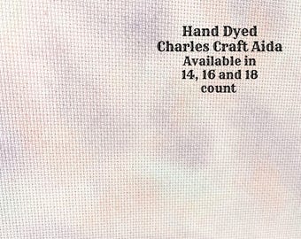 Pixie Dust Aida (CC-BDA-8-6-21-PT) ~ Hand Dyed Dmc/Charles Craft Cross Stitch Fabric from Vintage NeedleArts