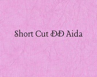 SHORT CUT - Berry-licious (DD) Hand Dyed Zweigart Aida Cross Stitch Fabric