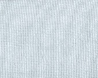 SHORT CUT - Silver Marlin (DD) Hand Dyed Zweigart Aida Cross Stitch Fabric from Vintage NeedleArts
