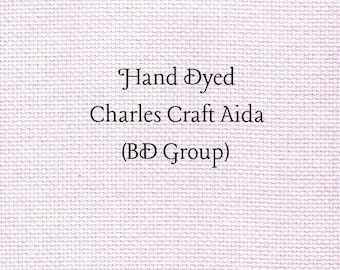 Bubblegum Aida (CC-BDA-96) ~ Hand Dyed Charles Craft Cross Stitch Fabric