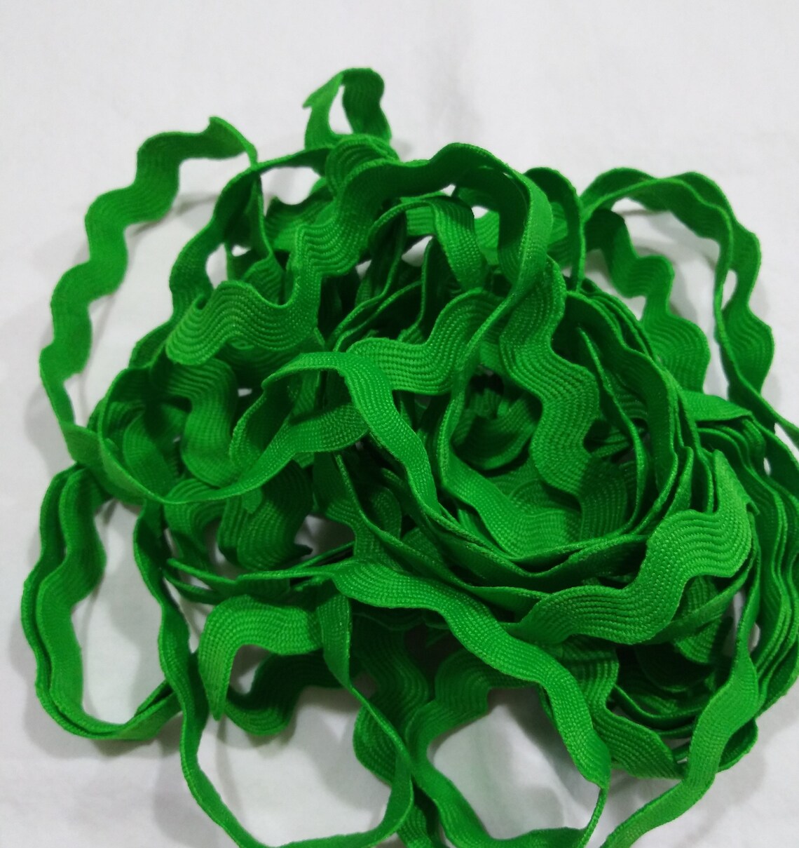 Large Ric Rac Trim Green by Vintage NeedleArts 3 continuous Etsy