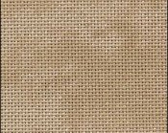 Zweigart Lugana Evenweave - Vintage Country Mocha Cross Stitch Fabric - available in 25 and 32 count