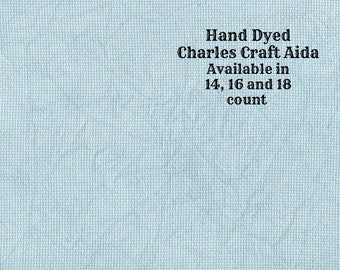 Bon Voyage Aida (CC-DDA-15) ~ Hand Dyed DMC/Charles Craft Cross Stitch Fabric from Vintage NeedleArts