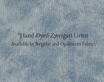 Nantucket Sound Linen (LN-64-26-PT) ~ Hand Dyed Zweigart Cross Stitch Fabric