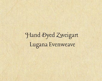 Gingersnap Lugana Evenweave (LG-2) Hand Dyed Zweigart Cross Stitch Fabric
