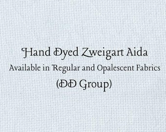 Sky Aida (Z-DDA-62) Hand Dyed Zweigart Cross Stitch Fabric