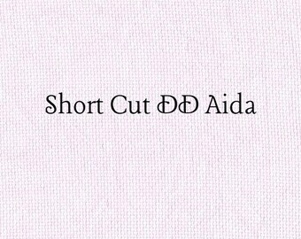 SHORT CUT - Bubble Gum (DD) Hand Dyed Zweigart Aida Cross Stitch Fabric