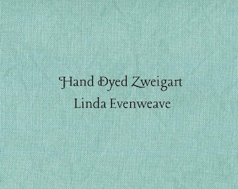 Spruce Linda Evenweave (LND-63) Hand Dyed Zweigart Cross Stitch Fabric