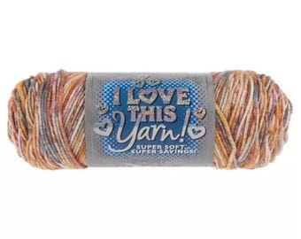 I Love This Yarn Print (Argentine) ~ 100% acrylic