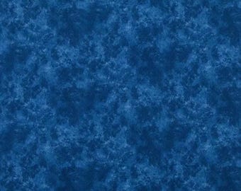 PER YARD ~ Blue Blender Cotton Calico Fabric ~ quilter's cotton tonal blue on blue shaded