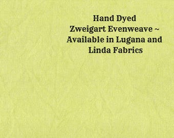 Gremlin Evenweave (LG/LND-27) Hand Dyed Zweigart Cross Stitch Fabric from Vintage NeedleArts ~ available in Lugana and Linda fabrics