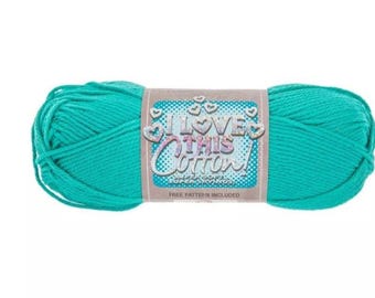I Love This Cotton! Yarn (Aspyn) ~ soft machine washable 100% cotton yarn amigurumi crochet knitting