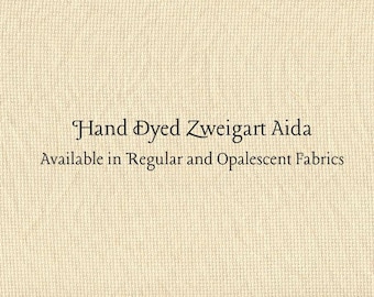 Sunflower Aida (Z-DDA-78) Hand Dyed Zweigart Cross Stitch Fabric