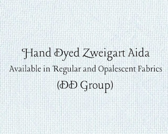 Glacier Aida (Z-DDA-93) Hand Dyed Zweigart Cross Stitch Fabric