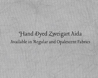 Night Shadow Aida (Z-DDA-67) Hand Dyed Zweigart Cross Stitch Fabric
