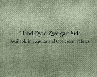 Sherwood Forest Aida (Z-BDA-24) Hand Dyed Zweigart Cross Stitch Fabric