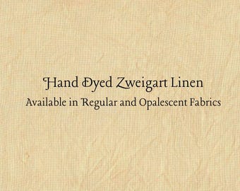 Caramel Creme Linen (LN-61) ~ Hand Dyed Zweigart Cross Stitch Fabric