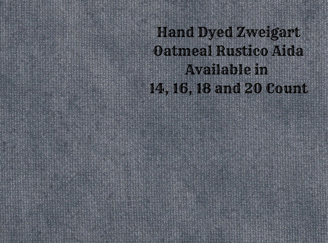 Moonlight Bay Rustic Aida (OR-BDA-111) ~ Hand Dyed Zweigart