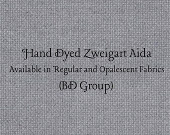 Black Magic Aida (Z-BDA-31) Hand Dyed Zweigart Cross Stitch Fabric