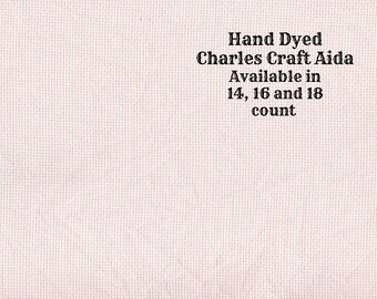 Angel Aida (CC-DDA-45) ~ Hand Dyed DMC/Charles Craft Cross Stitch Fabric from Vintage NeedleArts