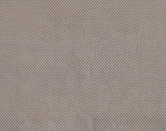 SHORT CUT Micro Dot Embossed Cotton (Milk Chocolate) ~ Hand Dyed Fabric from Vintage NeedleArts