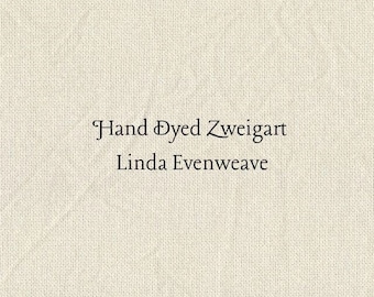Oyster Beige Linda Evenweave (LND-14) Hand Dyed Zweigart Cross Stitch Fabric